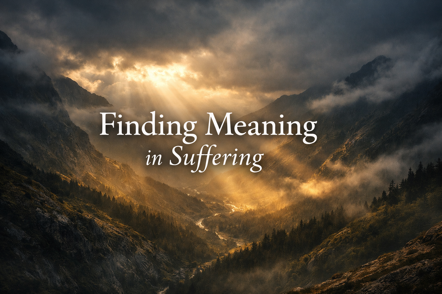 Finding Meaning in Suffering: The Treasures Hidden in the Valley
